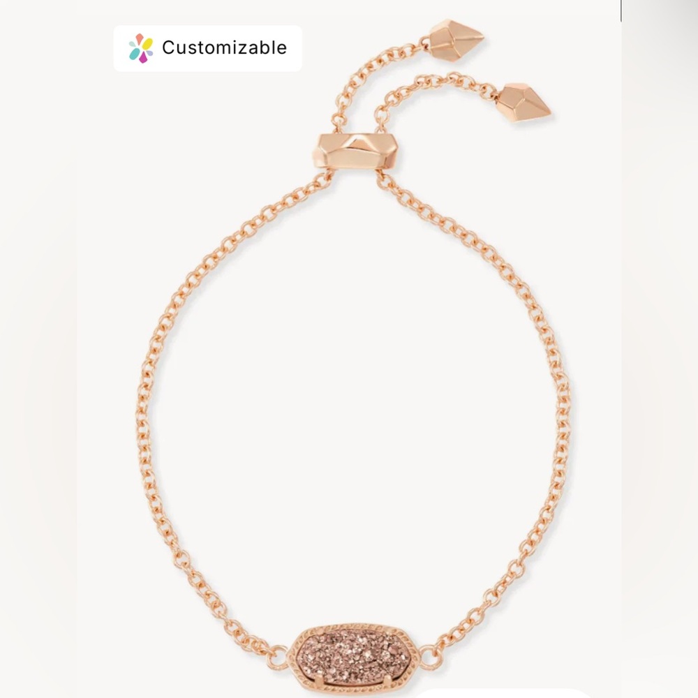 Kendra Scott Gold and Pink Bracelet with Minimalist Design